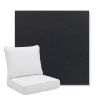 Picture of Canvas Raven Black | Pillow Back Deep Seating Outdoor Cushions - Sunbrella© Fabric
