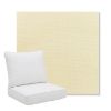 Picture of Canvas Vellum | Pillow Back Deep Seating Outdoor Cushions - Sunbrella© Fabric