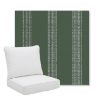 Picture of Caper Moss | Pillow Back Deep Seating Outdoor Cushions - Sunbrella© Fabric