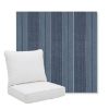 Picture of Carlo Denim | Pillow Back Deep Seating Outdoor Cushions - Sunbrella© Fabric