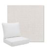Picture of Cassava White | Pillow Back Deep Seating Outdoor Cushions - Sunbrella© Fabric