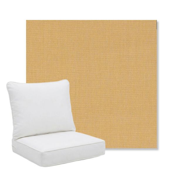 Picture of Cast Harvest | Pillow Back Deep Seating Outdoor Cushions - Sunbrella© Fabric