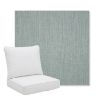 Picture of Cast Mist | Pillow Back Deep Seating Outdoor Cushions - Sunbrella© Fabric