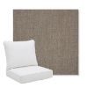Picture of Cast Shale | Pillow Back Deep Seating Outdoor Cushions - Sunbrella© Fabric