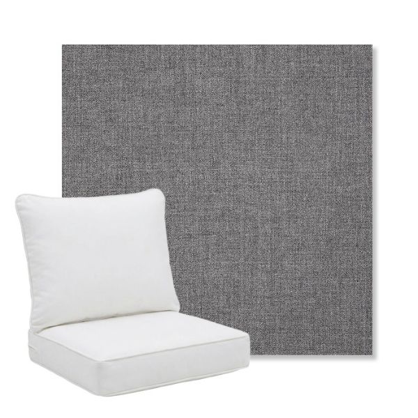 Picture of Cast Slate | Pillow Back Deep Seating Outdoor Cushions - Sunbrella© Fabric