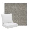 Picture of Chartres Graphite | Pillow Back Deep Seating Outdoor Cushions - Sunbrella© Fabric
