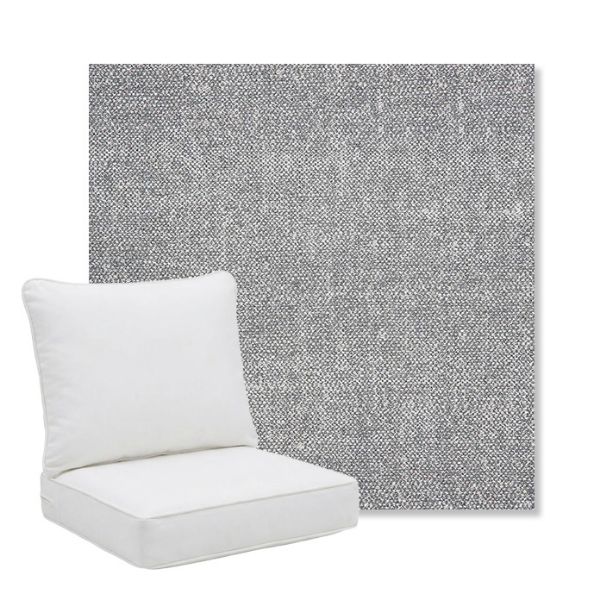 Picture of Chartres Gull | Pillow Back Deep Seating Outdoor Cushions - Sunbrella© Fabric