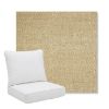 Picture of Chartres Hemp | Pillow Back Deep Seating Outdoor Cushions - Sunbrella© Fabric