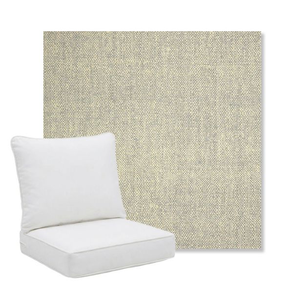 Picture of Chartres Pebble | Pillow Back Deep Seating Outdoor Cushions - Sunbrella© Fabric
