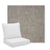 Picture of Crush Ash | Pillow Back Deep Seating Outdoor Cushions - Sunbrella© Fabric