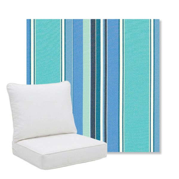 Picture of Dolce Oasis | Pillow Back Deep Seating Outdoor Cushions - Sunbrella© Fabric