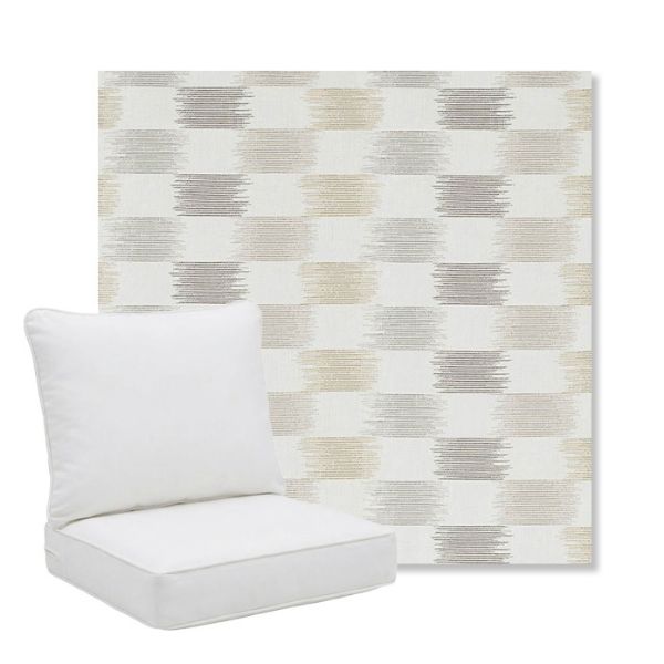 Picture of Dream Dune | Pillow Back Deep Seating Outdoor Cushions - Sunbrella© Fabric