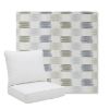 Picture of Dream Mist | Pillow Back Deep Seating Outdoor Cushions - Sunbrella© Fabric