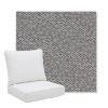Picture of Dumont Slate | Pillow Back Deep Seating Outdoor Cushions - Sunbrella© Fabric
