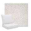 Picture of Dumont Stucco | Pillow Back Deep Seating Outdoor Cushions - Sunbrella© Fabric