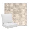 Picture of Etna Dune | Pillow Back Deep Seating Outdoor Cushions - Sunbrella© Fabric