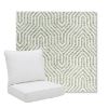 Picture of Etna Juniper | Pillow Back Deep Seating Outdoor Cushions - Sunbrella© Fabric