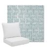 Picture of Figure Twilight | Pillow Back Deep Seating Outdoor Cushions - Sunbrella© Fabric
