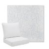 Picture of Frond Sky | Pillow Back Deep Seating Outdoor Cushions - Sunbrella© Fabric