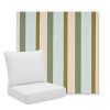 Picture of Gateway Aloe | Pillow Back Deep Seating Outdoor Cushions - Sunbrella© Fabric