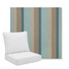 Picture of Gateway Mist | Pillow Back Deep Seating Outdoor Cushions - Sunbrella© Fabric