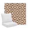 Picture of Hoopla Cold Brew | Pillow Back Deep Seating Outdoor Cushions - Sunbrella© Fabric