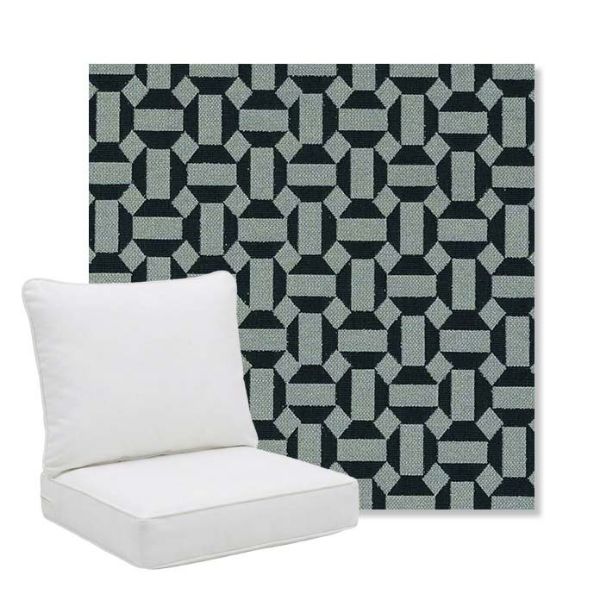 Picture of Hoopla Plume | Pillow Back Deep Seating Outdoor Cushions - Sunbrella© Fabric