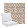 Picture of Hoopla Sand Castle | Pillow Back Deep Seating Outdoor Cushions - Sunbrella© Fabric