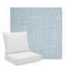 Picture of Idol Frost | Pillow Back Deep Seating Outdoor Cushions - Sunbrella© Fabric