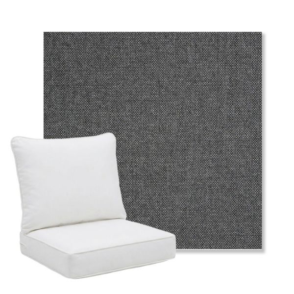 Picture of Idol Slate | Pillow Back Deep Seating Outdoor Cushions - Sunbrella© Fabric