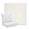 Picture of Idol Snow | Pillow Back Deep Seating Outdoor Cushions - Sunbrella© Fabric