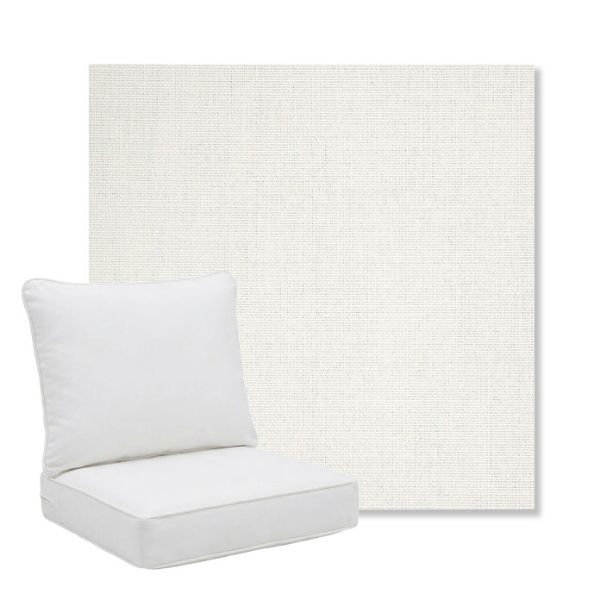 Picture of Idol Snow | Pillow Back Deep Seating Outdoor Cushions - Sunbrella© Fabric