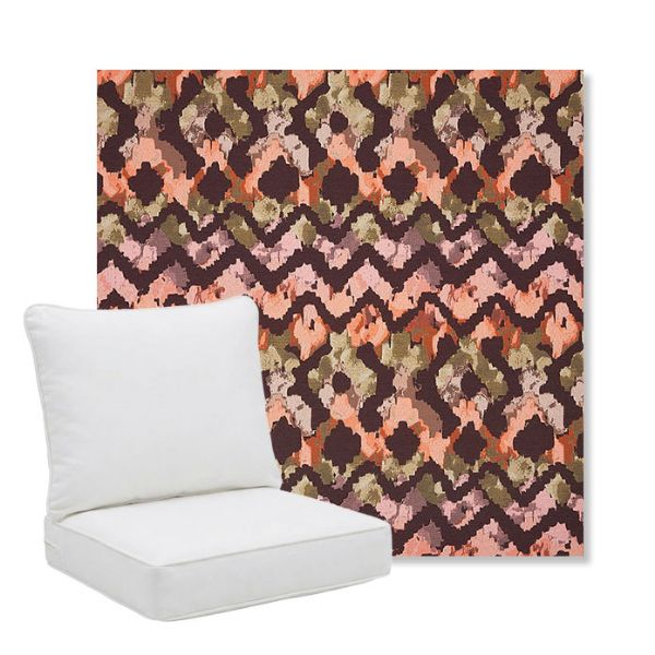 Picture of Inga Gypsy | Pillow Back Deep Seating Outdoor Cushions - Sunbrella© Fabric