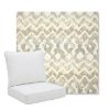 Picture of Inga Marble | Pillow Back Deep Seating Outdoor Cushions - Sunbrella© Fabric