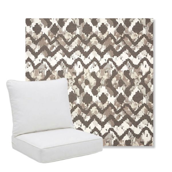 Picture of Inga Merino | Pillow Back Deep Seating Outdoor Cushions - Sunbrella© Fabric