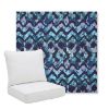 Picture of Inga Waterscape | Pillow Back Deep Seating Outdoor Cushions - Sunbrella© Fabric