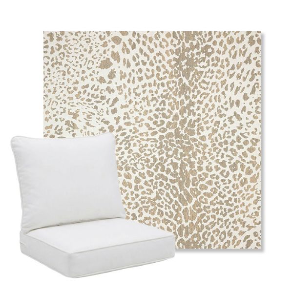 Picture of Instinct Dune | Pillow Back Deep Seating Outdoor Cushions - Sunbrella© Fabric