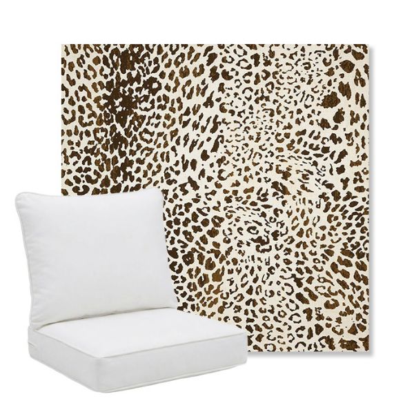 Picture of Instinct Espresso | Pillow Back Deep Seating Outdoor Cushions - Sunbrella© Fabric