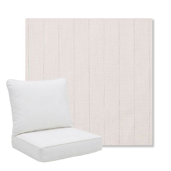 Picture of Kaia Linen | Pillow Back Deep Seating Outdoor Cushions - Sunbrella© Fabric