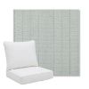 Picture of Kaia Mist | Pillow Back Deep Seating Outdoor Cushions - Sunbrella© Fabric