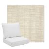 Picture of Kudos Mortar | Pillow Back Deep Seating Outdoor Cushions - Sunbrella© Fabric