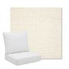 Picture of Kudos Vellum | Pillow Back Deep Seating Outdoor Cushions - Sunbrella© Fabric
