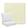 Picture of Linen Natural | Pillow Back Deep Seating Outdoor Cushions - Sunbrella© Fabric