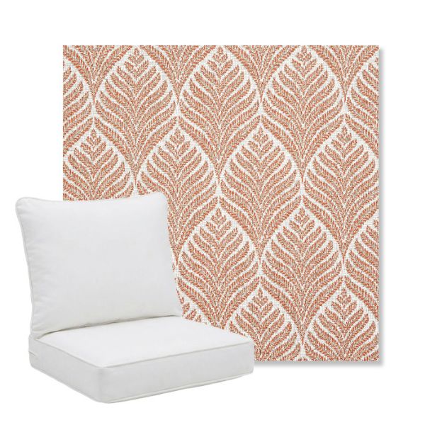Picture of Linnaeus Clay | Pillow Back Deep Seating Outdoor Cushions - Sunbrella© Fabric