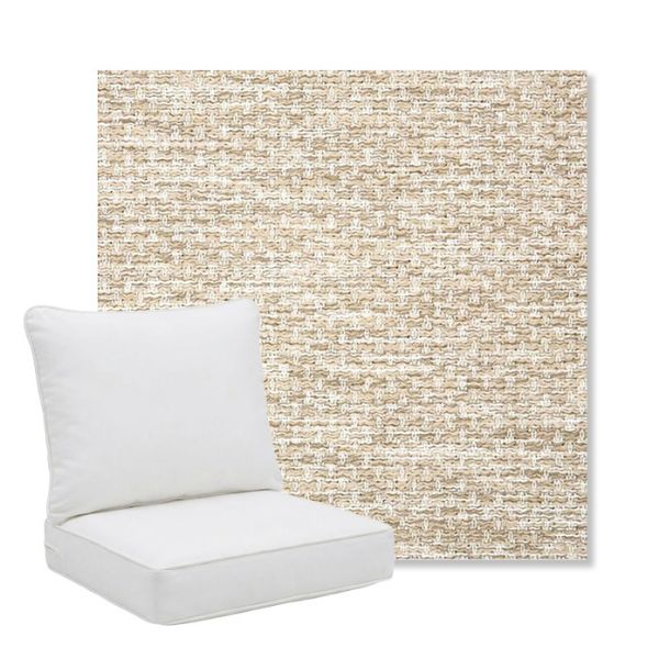 Picture of Litchfield Sand | Pillow Back Deep Seating Outdoor Cushions - Sunbrella© Fabric