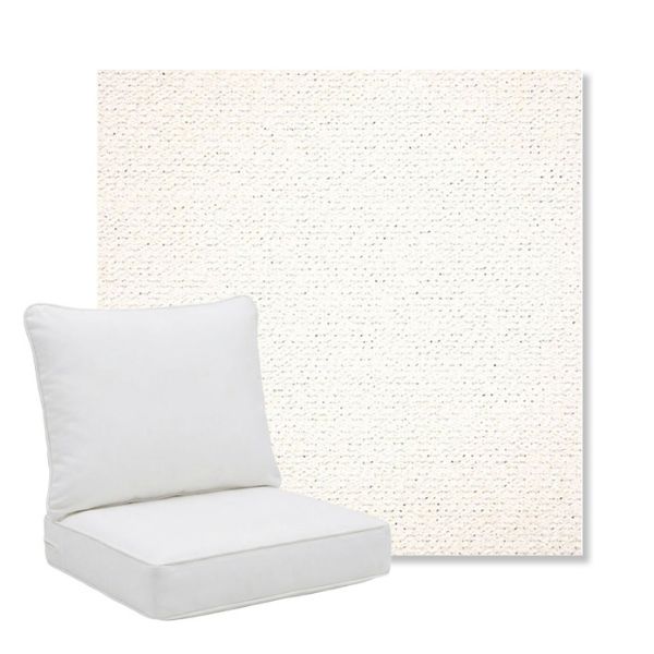 Picture of Litchfield Snow | Pillow Back Deep Seating Outdoor Cushions - Sunbrella© Fabric
