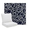 Picture of Maritime Nautical | Pillow Back Deep Seating Outdoor Cushions - Sunbrella© Fabric
