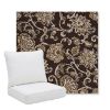 Picture of Martha Floral Garden Path | Pillow Back Deep Seating Outdoor Cushions - Sunbrella© Fabric