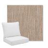 Picture of Metamorphic Sand | Pillow Back Deep Seating Outdoor Cushions - Sunbrella© Fabric