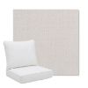 Picture of Metamorphic Snow | Pillow Back Deep Seating Outdoor Cushions - Sunbrella© Fabric